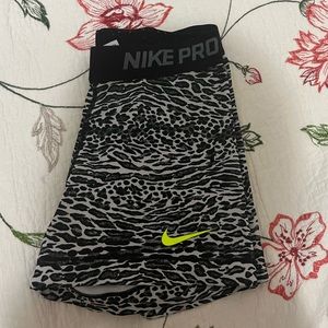 Nike Pros Zebra Print